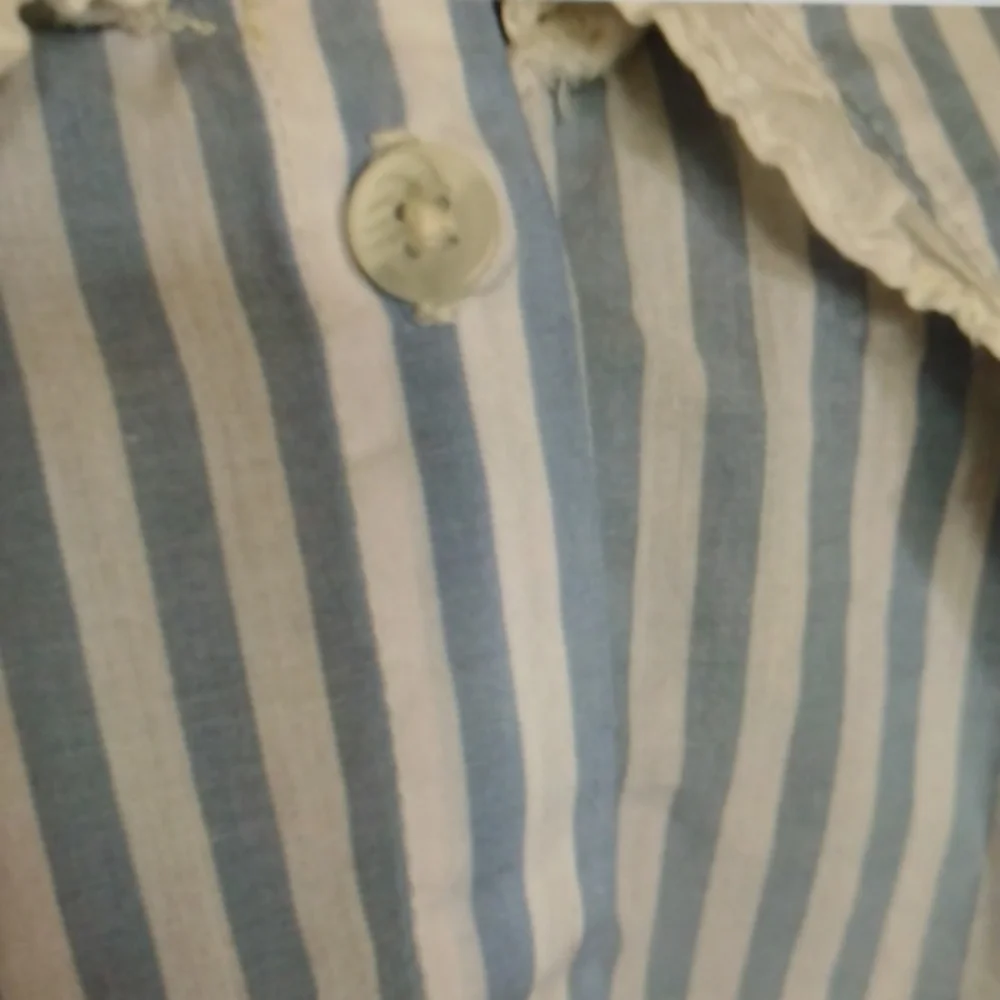 Free People Bexley Cotton Striped Blouse - Picture 8 of 11